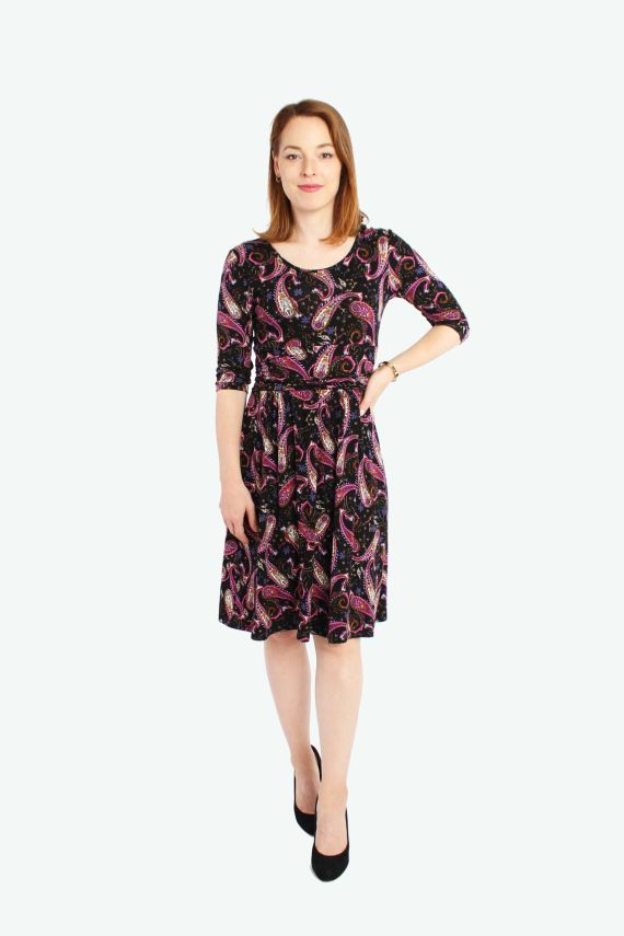 LA.LUKA Berlin   Jerseykleid Lila Paisley