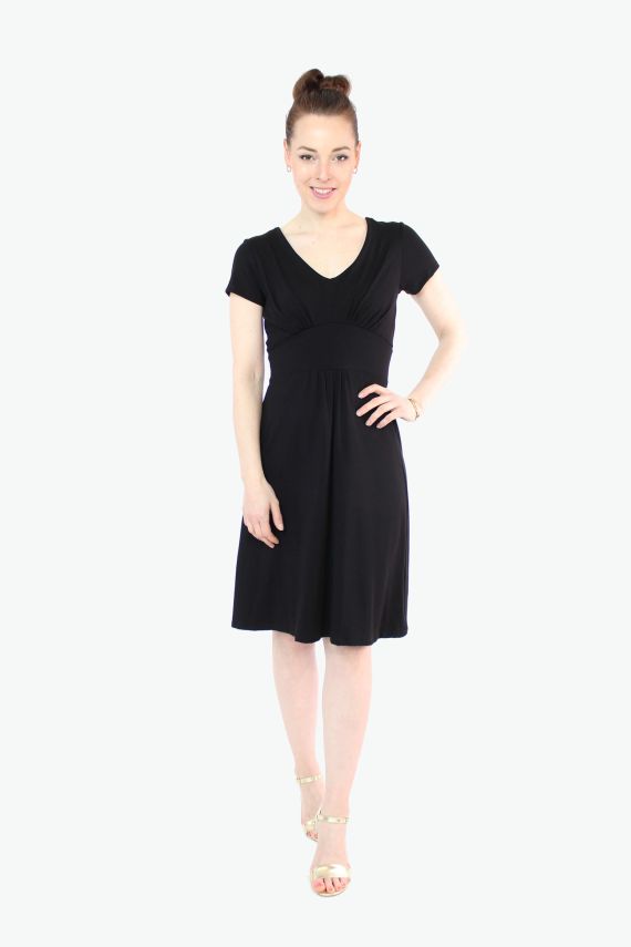 LA.LUKA Berlin   Sommer 2023 Jerseykleid Schwarz