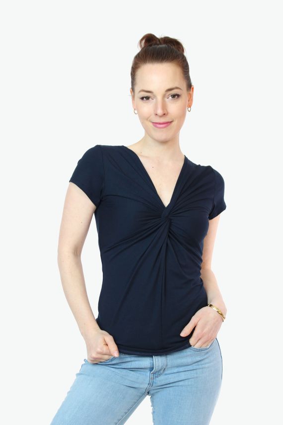 LA.LUKA Berlin   Sommer 2023 Jerseytop Dunkelblau 2