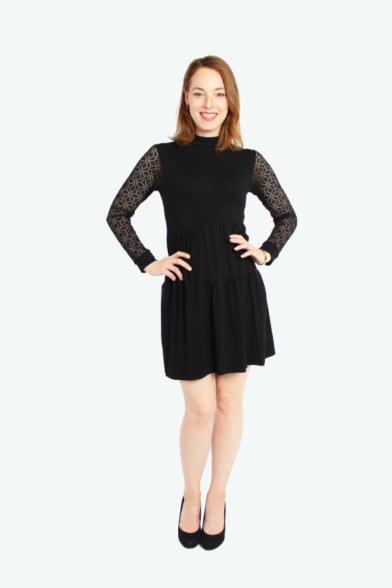 LA.LUKA Berlin   Spitzenkleid Schwarz