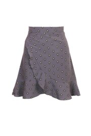 Wickelrock grau gold