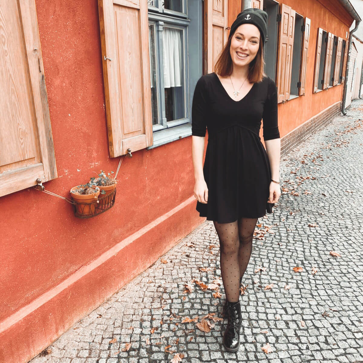 Mit dem Jerseykleid durch die vier Jahreszeiten.