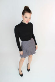 Wickelrock grau gold