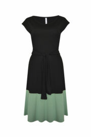 Cutout Kleid schwarz mint2 Cutout Kleid schwarz mint2