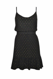 Cutout Minikleid schwarz gold Cutout Minikleid schwarz gold