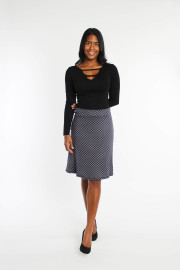 Jerseyrock gemustert Jerseyrock gemustert