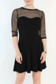 Minikleid mit Pünktchen Tüll Minikleid mit Pünktchen Tüll