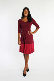 La.Luka Berlin – Jerseykleid bordeaux La.Luka Berlin – Jerseykleid bordeaux