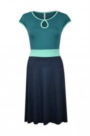 Sommerkleid petrol blau Sommerkleid petrol blau