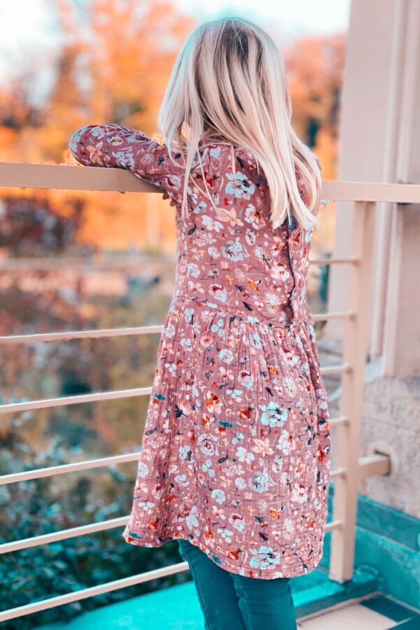 Blumenkleid aus Musselin