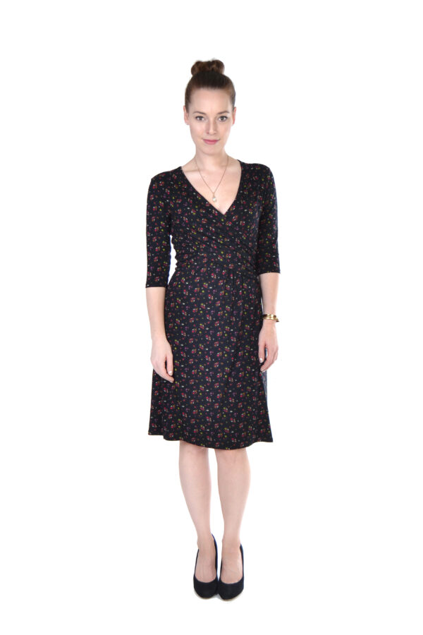 LA.LUKA Berlin – Jerseykleid Blümchen