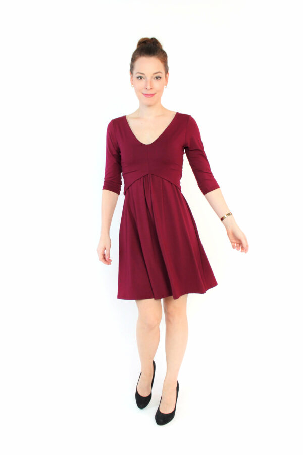 LA.LUKA Berlin – Jerseykleid bordeaux LA.LUKA Berlin – Jerseykleid bordeaux