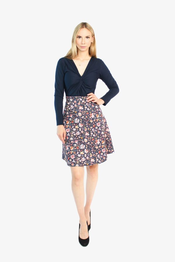 LA.LUKA Berlin – Jerseyrock Herbstblumen LA.LUKA Berlin – Jerseyrock Herbstblumen