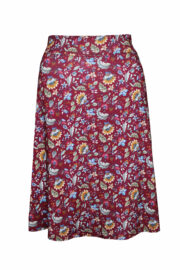 LA.LUKA Berlin – Jerseyrock bordeaux Blumen LA.LUKA Berlin – Jerseyrock bordeaux Blumen