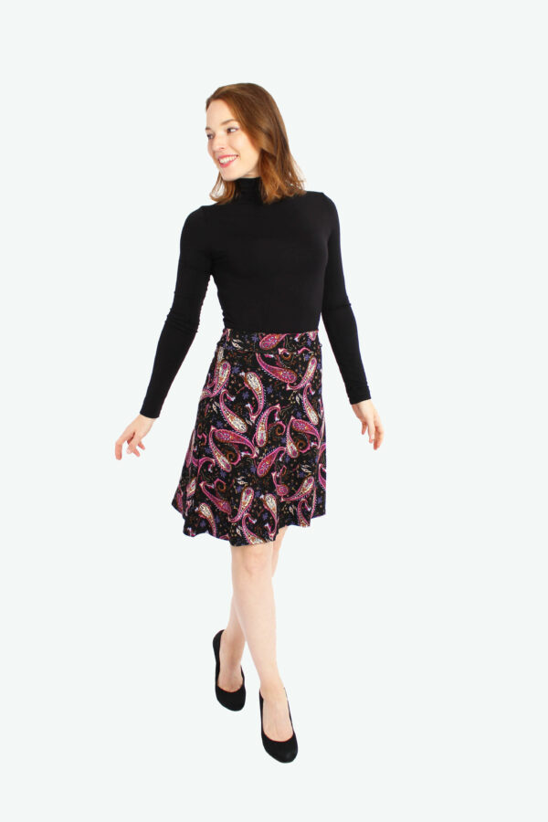 LA.LUKA Berlin – Jerseyrock lila Paisley LA.LUKA Berlin – Jerseyrock lila Paisley