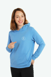 LA.LUKA Berlin – Logo Hoodie blau