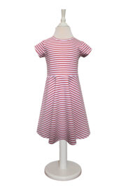 LA.LUKA Berlin – Mädchen Streifenkleid rosa LA.LUKA Berlin – Mädchen Streifenkleid rosa