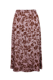 LA.LUKA Berlin – Midirock rosé braun Blumen 2 LA.LUKA Berlin – Midirock rosé braun Blumen 2