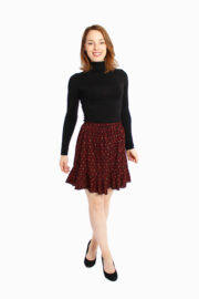 LA.LUKA Berlin – Minirock schwarz rot gold 3