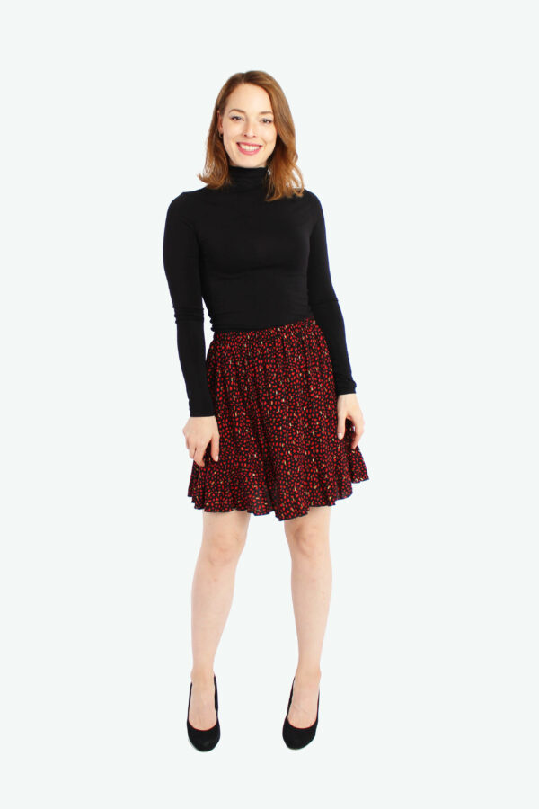 LA.LUKA Berlin – Minirock schwarz rot gold