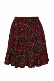 LA.LUKA Berlin – Minirock schwarz rot gold gepunktet