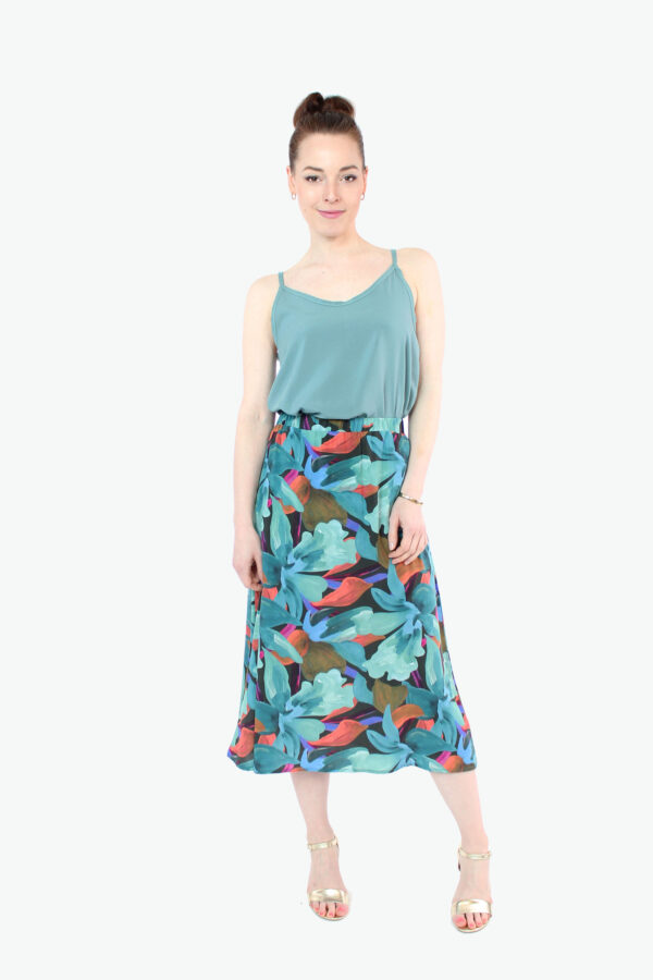 LA.LUKA Berlin – Sommer 2023 Midirock grün 2