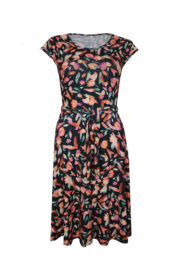 LA.LUKA Berlin – Sommerkleid dunkelblau Blumen LA.LUKA Berlin – Sommerkleid dunkelblau Blumen