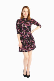 LA.LUKA Berlin – Tunikakleid lila Paisley