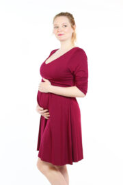 LA.LUKA Berlin – Umstandskleid bordeaux LA.LUKA Berlin – Umstandskleid bordeaux