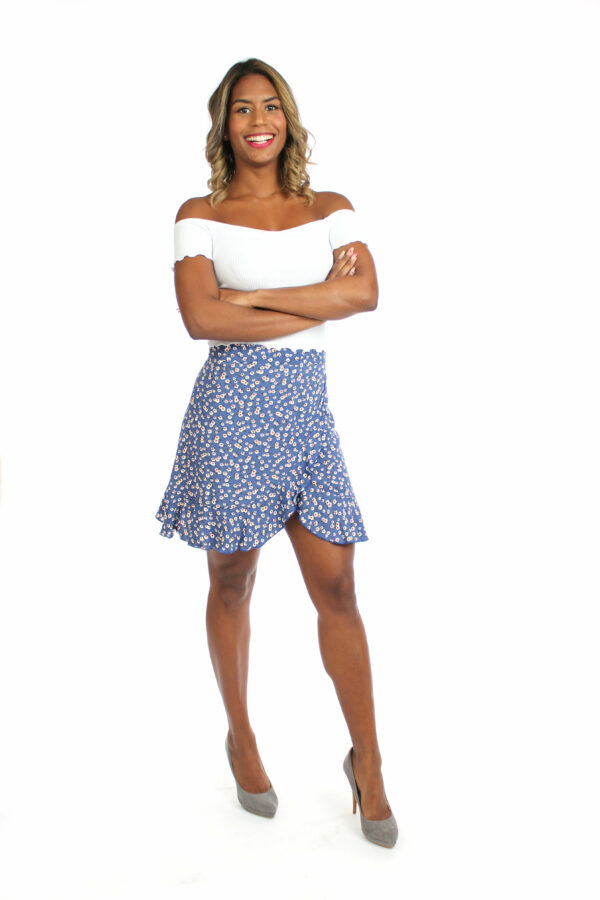 LA.LUKA Berlin – Wickelrock blau geblümt 4 LA.LUKA Berlin – Wickelrock blau geblümt 4