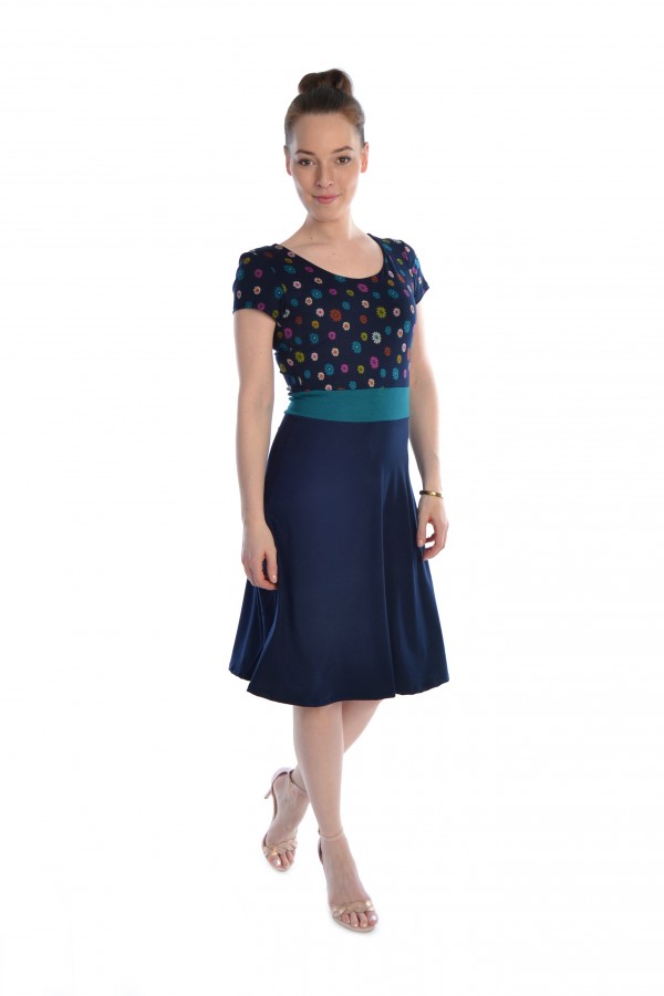 Sommerkleid dunkelblau Sommerkleid dunkelblau