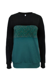 LA.LUKA Berlin – Pullover schwarz grün